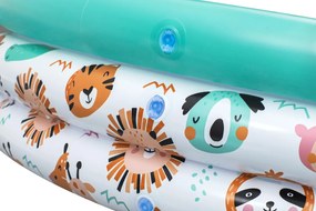 BESTWAY παιδική φουσκωτή πισίνα 51008, 101lt, Φ102x25cm, λευκή/βεραμάν