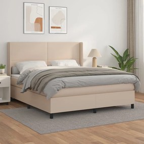 ΚΡΕΒΑΤΙ BOXSPRING ΜΕ ΣΤΡΩΜΑ ΚΑΠΟΥΤΣΙΝΟ 160X200ΕΚ.ΑΠΟ ΣΥΝΘ.ΔΕΡΜΑ 3132392