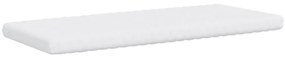 vidaXL Στρώμα Αφρού Λευκό 90x190 εκ. 7 Ζωνών Σκληρότητα 20 ILD