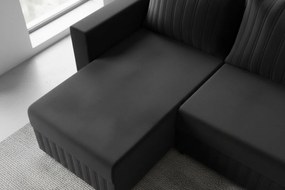 Γωνιακός καναπές Retiro-Gkri Skouro