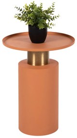 ΒΟΗΘΗΤΙΚΟ ΤΡΑΠΕΖΑΚΙ PUNJAB HM4239.08 ΜΕΤΑΛΛΟ ΣΕ ΠΟΡΤΟΚΑΛΙ-ΧΡΥΣΟΧΑΛΚΙΝΟ Φ36x47Υεκ.