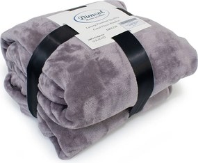 Κουβέρτα Fleece Υπέρδιπλη (220x240) Dimcol Solid 06 Grey