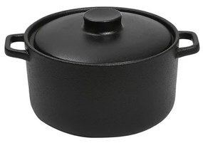 LAVA ΚΑΤΣΑΡΟΛΑΚΙ STONEWARE ΜΑΥΡΟ 13.5χ10χ6ΕΚ. ΣΕΤ 4τμχ - Espiel