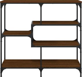 vidaXL Τραπέζι Κονσόλα Καφέ Δρυς 103x32x95 εκ. Επεξεργασμένο Ξύλο
