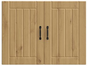 ντουλάπι τοίχου κουζίνας "Lucca" Artisan Oak Engineered Wood - Καφέ