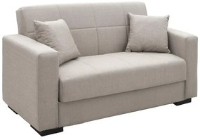 Καναπές - Κρεβάτι Vox με Αποθηκευτικό χώρο 2θέσιος Ύφασμα Ανοικτό Γκρί 154x82x83 εκ. 154x83x82 εκ.