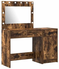 vidaXL Τραπέζι περιποίησης με συρτάρι 2 pcs Καφέ 40 x 41 x 75 εκ