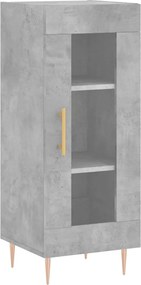 vidaXL Ντουλάπι Γκρι Σκυροδέματος 34,5x34x90 εκ. Επεξεργασμένο Ξύλο