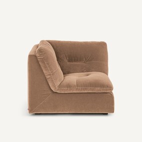 Γωνιακή πολυθρόνα σύνθεσης, βελούδο, Giuliano