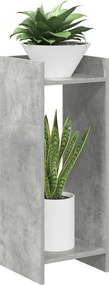 vidaXL Βάση φυτών 2 τεμ. Γκρι Σκυροδέματος 30 x 30 x 80 cm