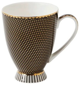 Κούπα Με Πόδι Regency Teas & C'S HV0484 300ml Black-Multi Maxwell&Williams Porcelain