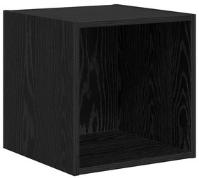vidaXL Σετ επίπλου τηλεόρασης 4 pcs Μαύρη δρυς 37 x 37 x 142.5 εκ