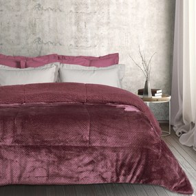 Κουβερτοπάπλωμα Fleece-Sherpa Μονό 160x220εκ. Blankets 1188 Dark Lilac Das Home