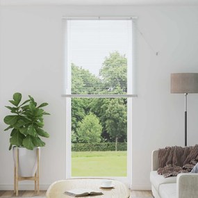 vidaXL Βενετσιάνικη Σκίαση Λευκός 213 x 100 εκ 25 mm PVC
