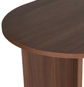 Τραπέζι Sablin Megapap χρώμα καρυδί 180x89,5x75εκ.