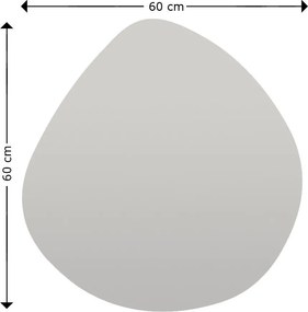 Καθρέπτης Τοίχου Μαύρο BESSO 60x2,2x60
