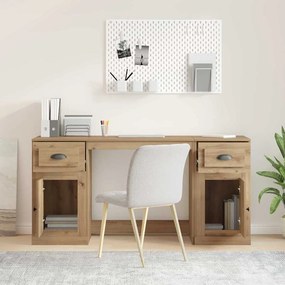 vidaXL Γραφείο με Ντουλάπι Artisan Oak Επεξεργασμένο Ξύλο