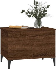 vidaXL Τραπεζάκι Σαλονιού Καφέ Δρυς 60x44,5x45 εκ. Επεξεργασμένο Ξύλο