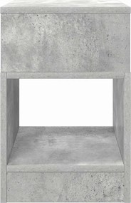 vidaXL End Table Σκυρόδεμα Γκρι 30,5 x 30 x 45 εκ Επεξεργασμένο ξύλο