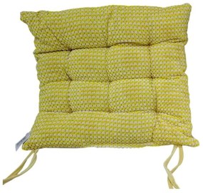 Μαξιλάρι καρέκλας 40x40cm  Κίτρινο
