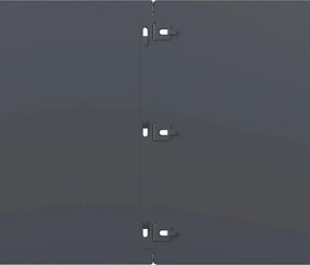 vidaXL Περιφράξεις γκαζόν 10 τεμάχια Ανθρακί από χάλυβα ψυχρής έλασης