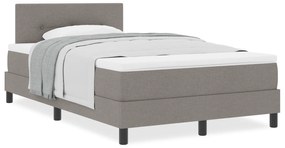 vidaXL κρεβάτι Box Spring με στρώμα  Ταμπά 120x200 εκ ύφασμα