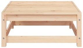 vidaXL Υποπόδιο Κήπου Μασίφ Ξύλο Πεύκου με Μαξιλάρια