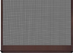 vidaXL Ανοιγόμενη Οθόνη Εντόμων Καφέ και Μαύρο 120 x 240 cm