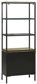 vidaXL Highboard Καφέ 70 x 35 x 180 εκ. Μασίφ ξύλο μάνγκο