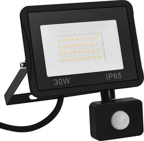 vidaXL Προβολέας LED με Αισθητήρα Ψυχρό Λευκό 30 W