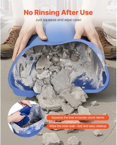 VEVOR 18.9L Reusable Silicone Bucket Liner for Concrete Mortar Paint Mix