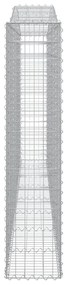 vidaXL Συρματοκιβώτια Τοξωτά 15 τεμ. 400x30x140/160 εκ. Γαλβαν. Ατσάλι