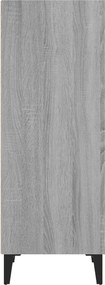 vidaXL Ντουλάπι Γκρι sonoma 34,5x32,5x90εκ. από Επεξεργασμένο Ξύλο