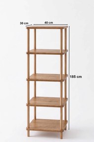 Ράφι Μπάνιου Πεύκο MEOCLA 40x30x185