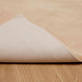 vidaXL Χαλιά Ψεύτικου Κουνελιού Olite Μπεζ 80 x 200 cm Πολυεστέρας