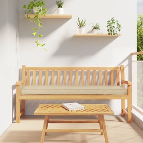 vidaXL Μαξιλάρια Παλέτας για Πάγκο 2 τεμ. Μπεζ 200x40x8 εκ. Υφάσμα Oxford