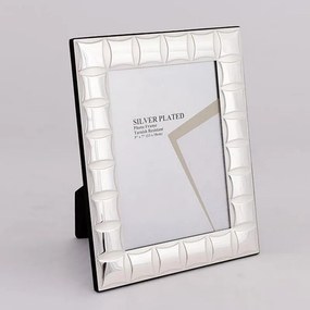 Κορνίζα Μεταλλική Επάργυρη 756-10030 13x18cm Silver Estheti Home Metal