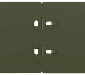 vidaXL Περιφράξεις γκαζόν 10 τεμάχια Ελαιοπράσινο 10x103 cm