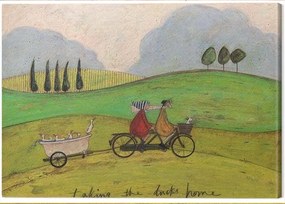 Εκτύπωση καμβά Sam Toft - Taking the Ducks Home