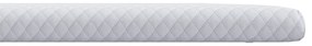 vidaXL Στρώματα Λευκό 100 x 200 cm 100% ύφασμα πολυεστέρα με τζακάρ