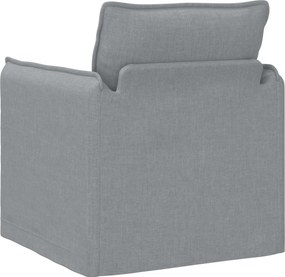 vidaXL Καναπές Ανοιχτό γκρι 75 x 82 x 85 εκ ύφασμα