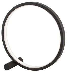 Πορτατίφ LED Viokef Circle Black 429150