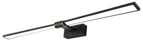 Φωτιστικό Επίτοιχο Aca PN1403LEDW81BK PAIGNIO Μαύρο Ματ (Black Mat) 3000K