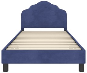 vidaXL Κρεβάτι Παιδικής Κρεβατοκάμαρας με Κεφαλάκι Μπλε Αστυνομίας