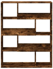 Βιβλιοθήκη/Διαχωριστικό Χώρου Δρυς 100x33x125,5 εκ. Επεξ. Ξύλο - Καφέ