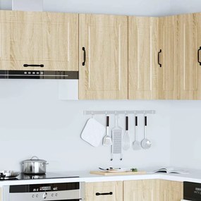 vidaXL ντουλάπι τοίχου κουζίνας "Porto" Sonoma Oak Engineered Wood