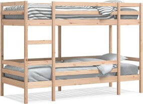 vidaXL Κουκέτα 90x190 εκ. από Μασίφ Ξύλο Πεύκου