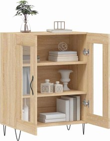vidaXL Ντουλάπι Sonoma Δρυς 69,5 x 34 x 90 εκ. από Επεξεργασμένο Ξύλο