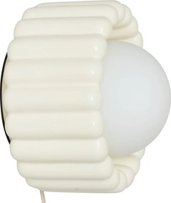 Απλίκα Τοίχου Με Φις Πρίζας A-S Lotta Cream 210395A