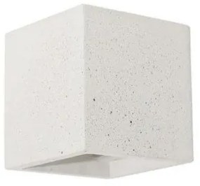 Απλίκα φωτιστικό τοίχου Concrete από τσιμέντο Viokef-4096902-Λευκό 4096902